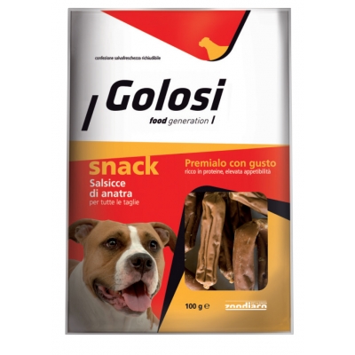 Alimento complementare per cani di tutte le taglie. Confezione richiudibile.
