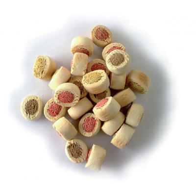 Ideale per cani di taglia grande.
Appetibile.
Ottimo come premio o snack.
