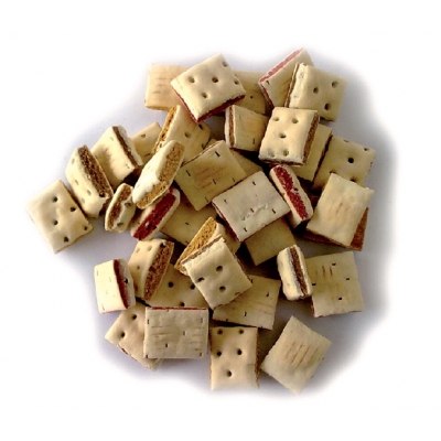 Appetibile, nutriente e leggero.
Ottimo come premio o snack.
Ideale per cani di piccola taglia.
