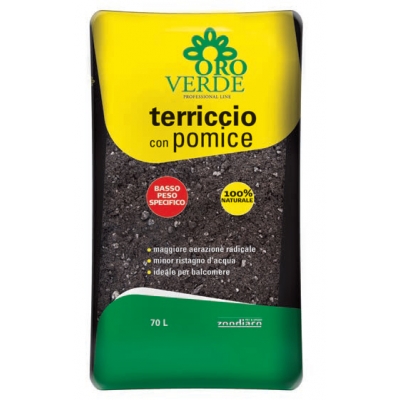 Torba per trapianti con una granulometria media al fine di favorire una ottimale radicazione nelle prime fasi di vita delle piante.
