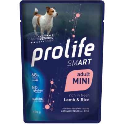 Alimento completo ricco in Manzo Fresco con Riso per il cane adulto di taglia piccola.
