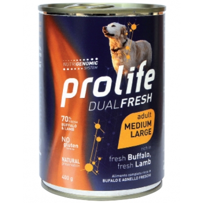 Alimento completo ricco in Agnello Fresco con Riso per il cane adulto di taglia media e grande.
