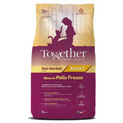 Alimento completo ricco in Pollo Fresco e Riso per il gattino da 1 a 12 mesi.
