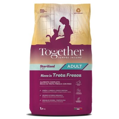 Alimento completo ricco in Pollo Fresco e Riso per il gatto adulto
