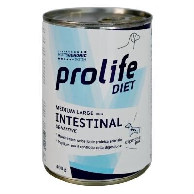 Alimento completo dietetico per il cane di tutte le taglie formulato per la compensazione della cattiva digestione, la riduzione dei disturbi dell&rsquo;assorbimento intestinale e il supporto al metabolismo dei lipidi in caso di iperlipidemia.
