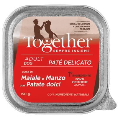 Alimento completo per cani adulti di tutte le taglie ricco in Maiale con Piselli. Formulato con una sola fonte proteica animale.
