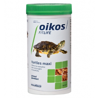 Alimento completo in bastoncini galleggianti per tartarughe acquatiche.
